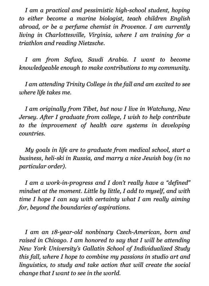 best college essays examples