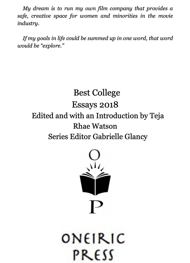 best college essays 2020